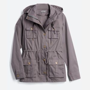 Market and Sprue gray cargo jacket